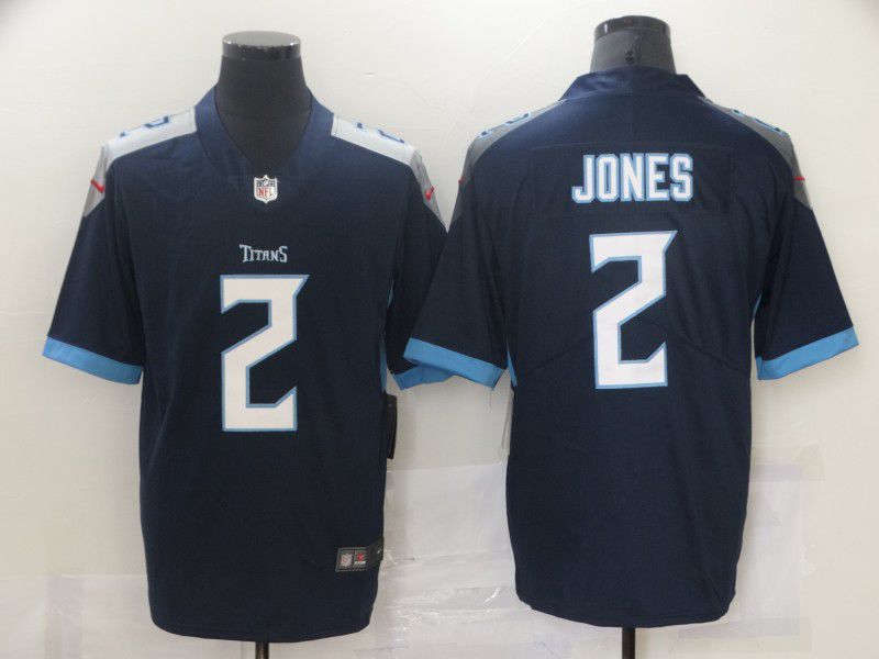 Men Tennessee Titans #2 Jones Blue 2021 Vapor Untouchable Limited Player Nike NFL Jersey->san francisco 49ers->NFL Jersey